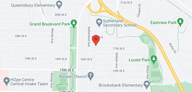 map of 722 E 17TH STREET